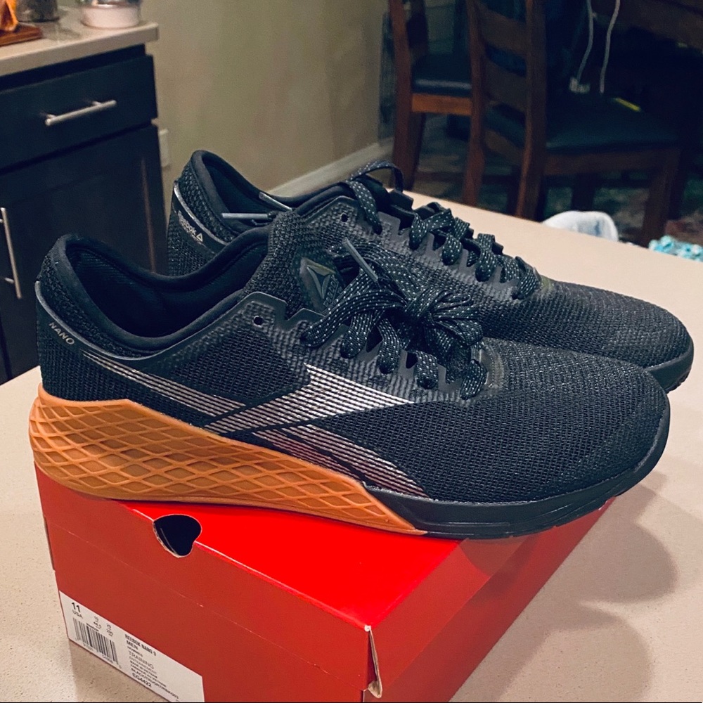 NEW BLACK GUM REEBOK NANO 9 MEN'S TRAINING SHOES